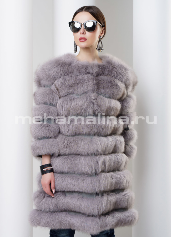 Песцовый жакет модель № M-126 универмаг малина