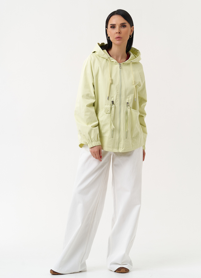 Ветровка женская с капюшоном модель № 30453 в рассрочку