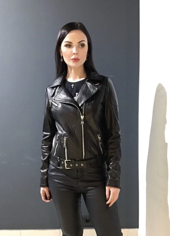 Куртка женская косуха модель № 8044 в рассрочку