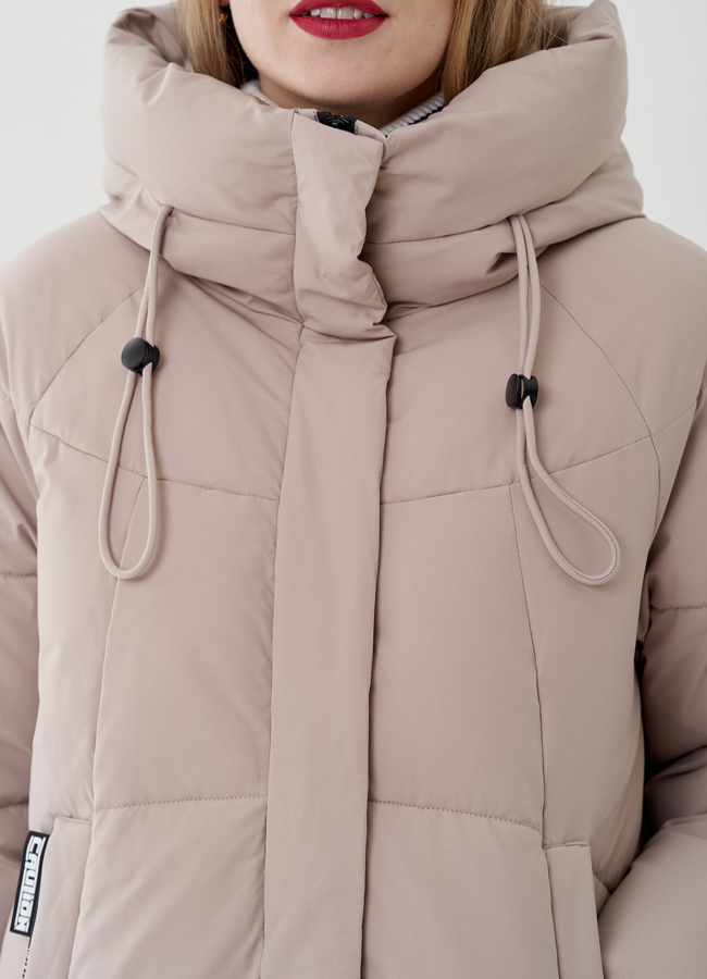 Женское полупальто пуховик модель № 81348 универмаг малина