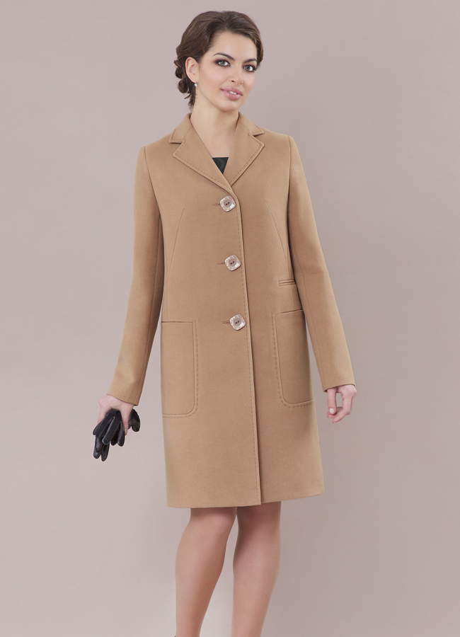 Пальто из турецкого велюра модель № М-375 меха малина