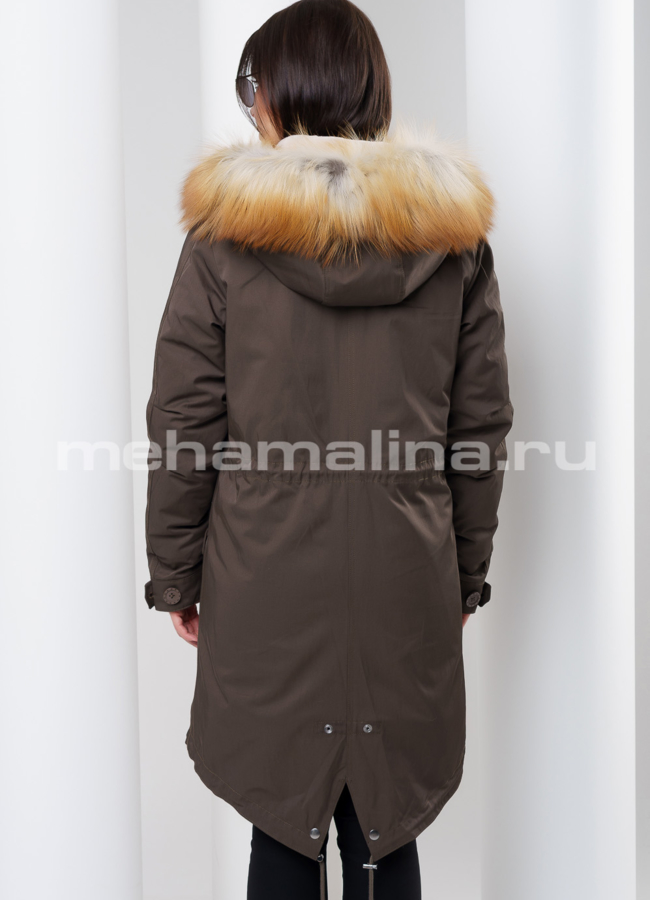 Парка на меху Malina siberian wear модель № П-100 в кредит