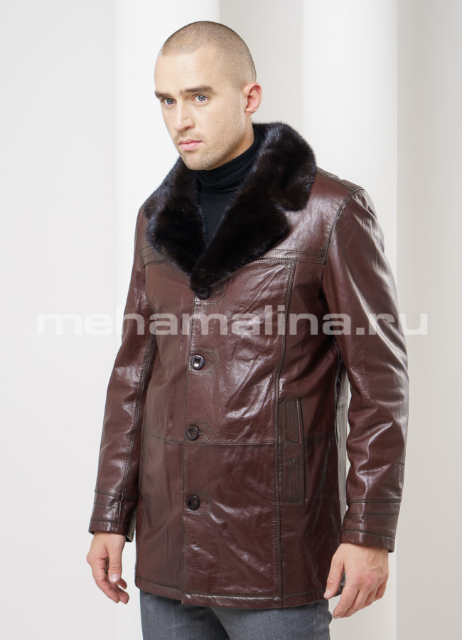 фото Дубленка мужская модель № DM-87