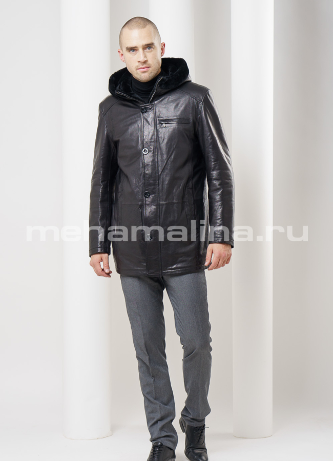 Дубленка удлиненная  модель № DM-86 в рассрочку