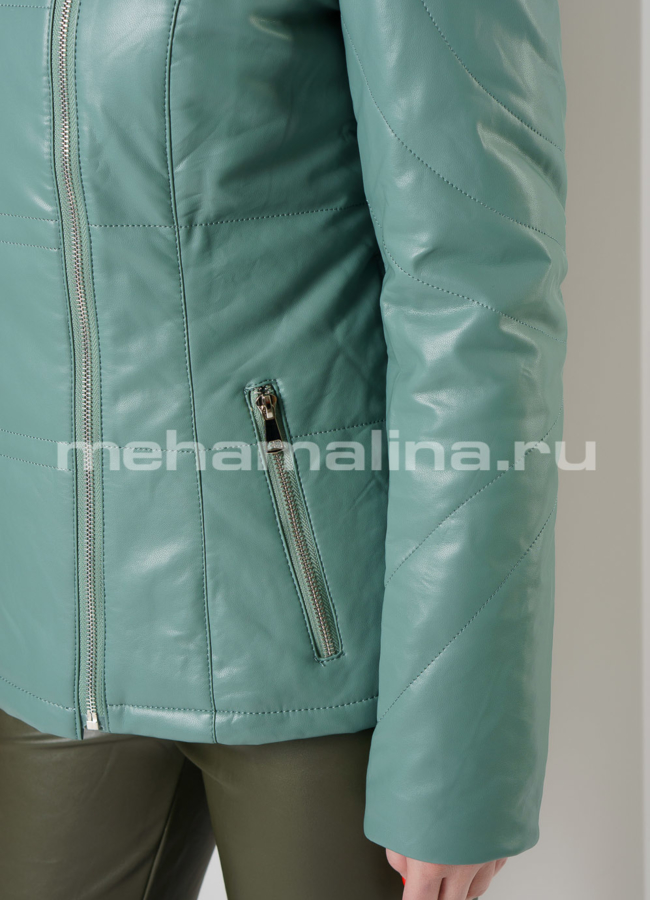 Куртка из экокожи модель № 8027 универмаг малина