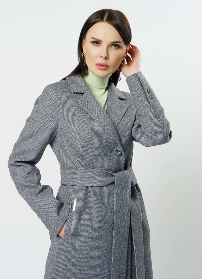 Женское приталенное пальто модель № 19102 универмаг малина Женское приталенное пальто модель № 19102 универмаг малина