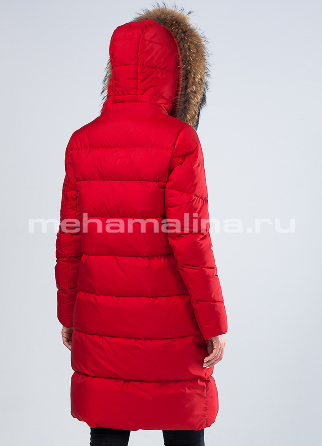 Пуховик с капюшоном модель № П-266 в кредит