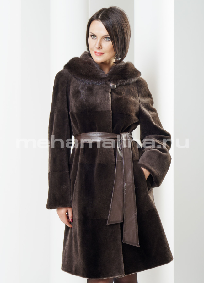 Шуба из нутрии 