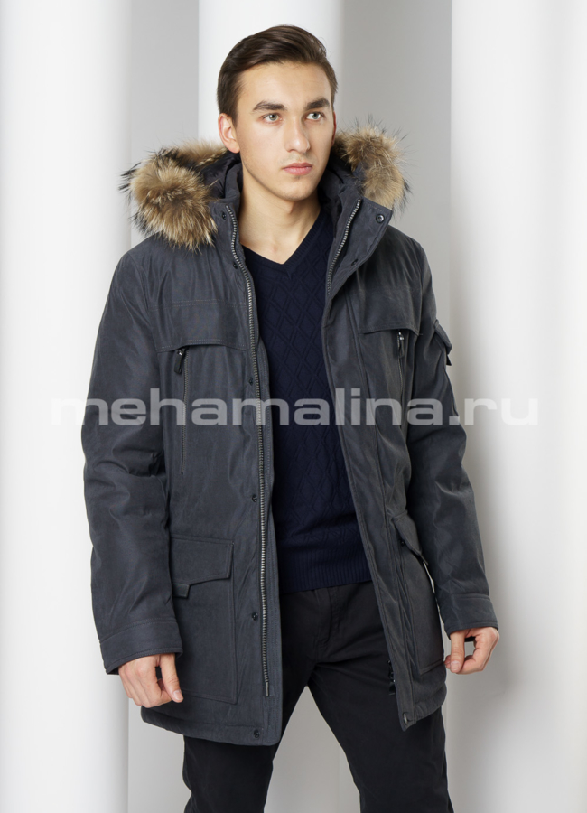 Пуховик мужской модель № ПМ-103 универмаг малина