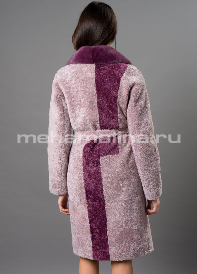 Дубленка Emilia Rinzi из астрагана модель № 3214-100 универмаг малина