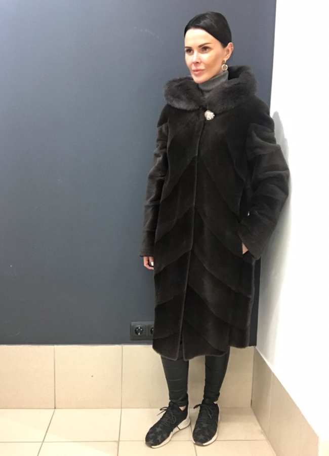 фото Шуба из нутрии модель № Астория 100