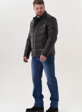 Мужская кожаная куртка 