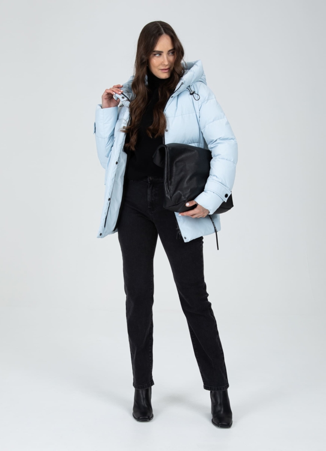 фото Куртка женская с капюшоном  модель № 25775