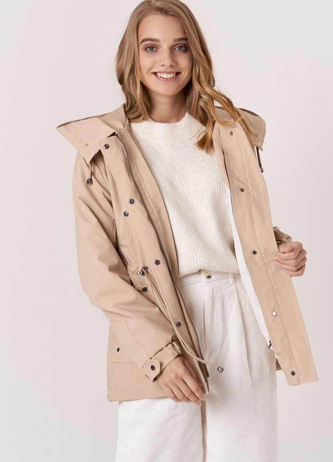 Парка женская с меховыми карманами модель № 17723 универмаг малина