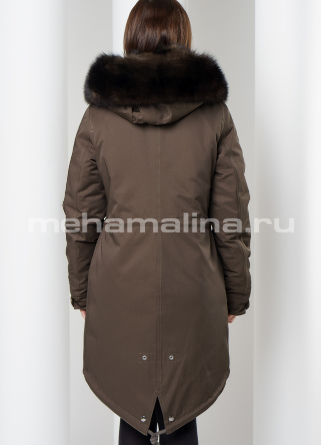 Парка с мехом Malina siberian wear модель № 11986 в кредит