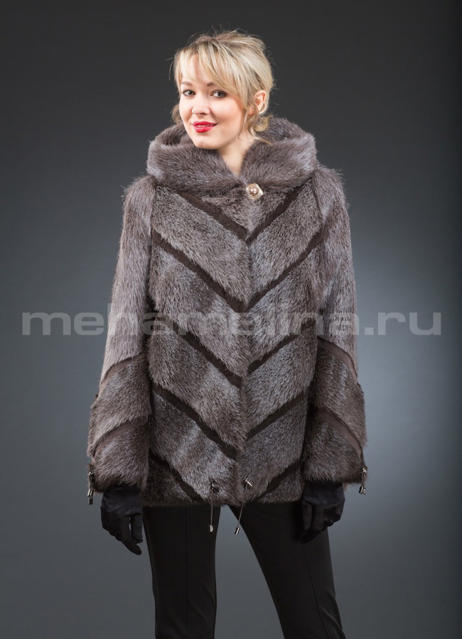 Шуба из нутрии 