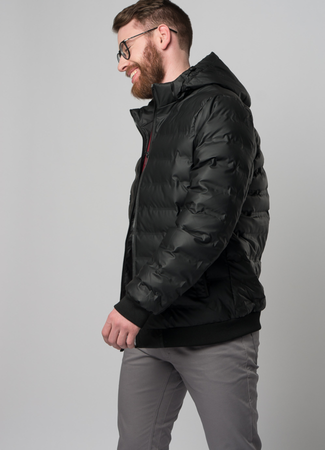 Мужская куртка со съемным капюшоном модель № EM22-92 универмаг малина