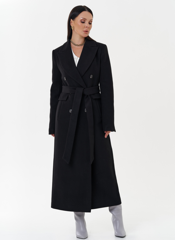 Классическое пальто с английским воротником