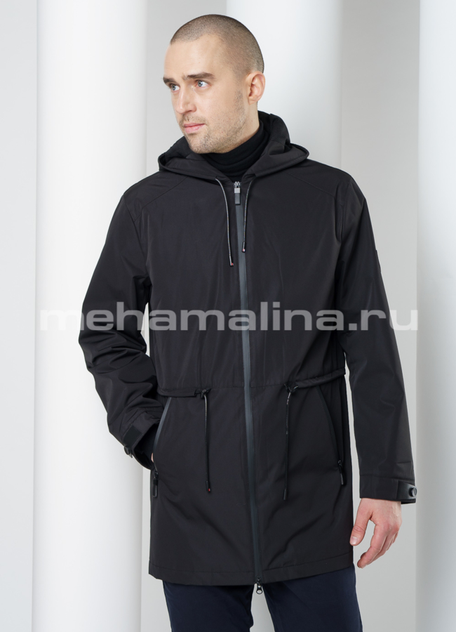 Мужская куртка с капюшоном модель № KP-204 универмаг малина