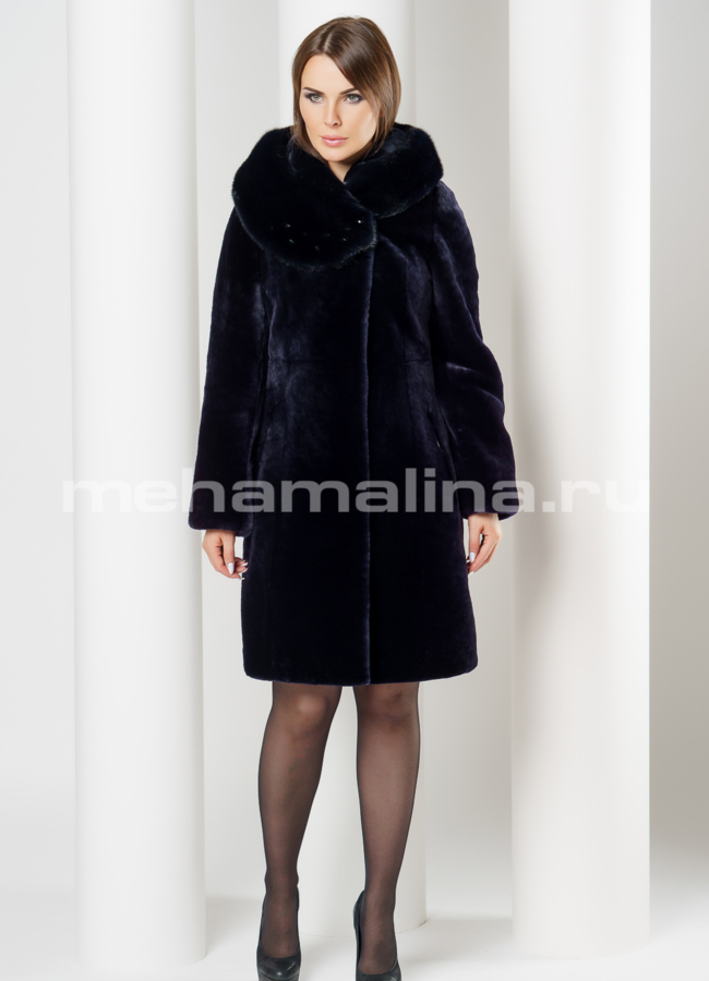 Шуба из мутона модель № S-613 в рассрочку