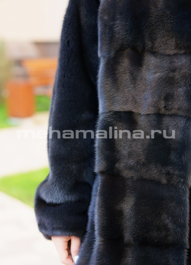 Норковая шуба модель № S-692 универмаг малина