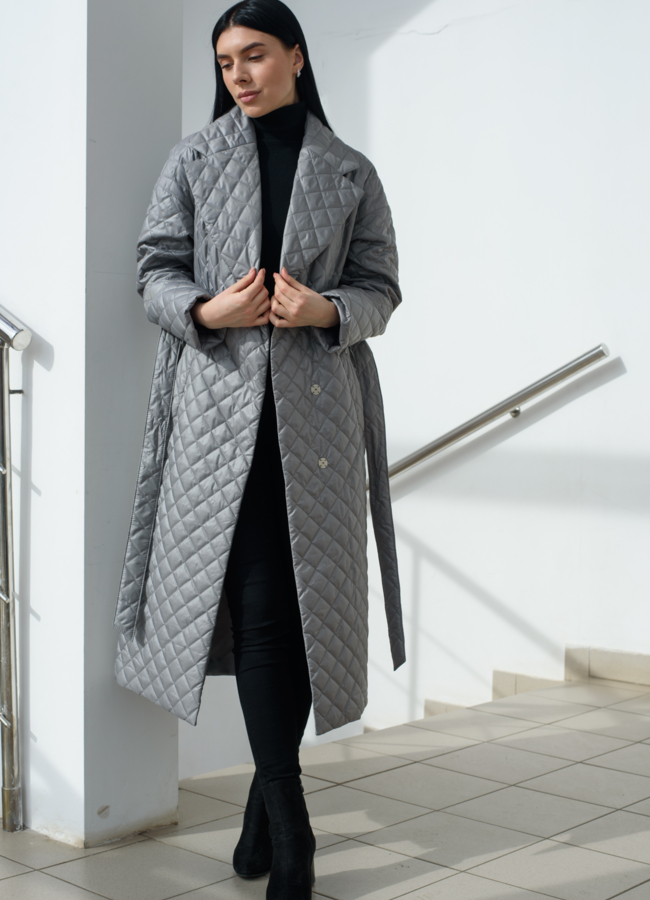 фото Плащ женский с английским воротником   модель № 22545