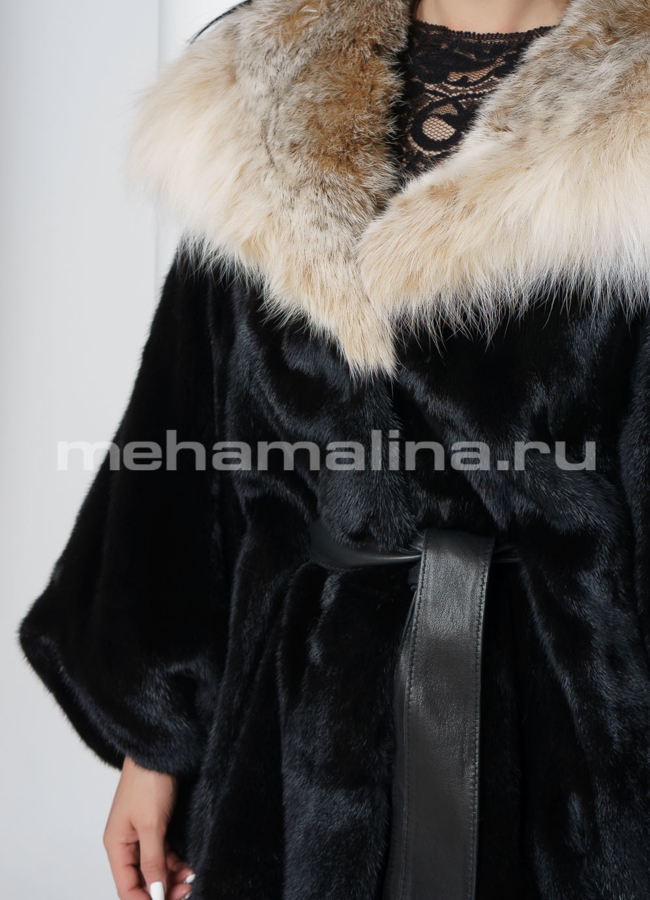 Норковая шуба модель № S-720 универмаг малина