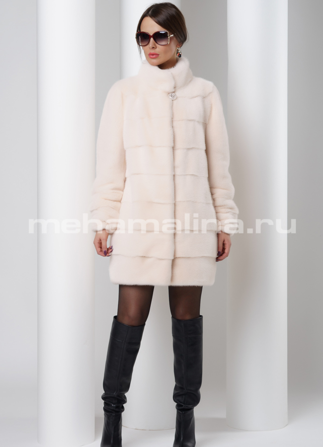 Шуба из скандинавской норки модель № S-504 в рассрочку