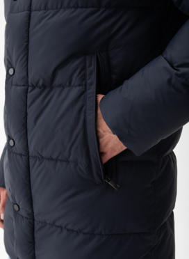 Мужской пуховик с капюшоном 