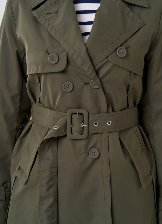 Женский плащ с английским воротником  модель № 24477 универмаг малина