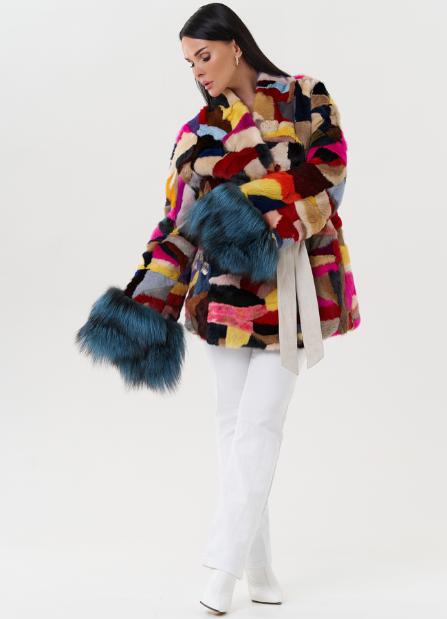 фото Женская шуба из норки  модель № 27622