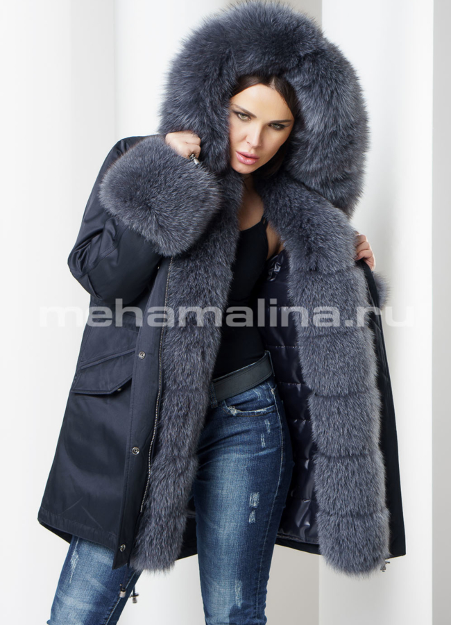 Женская парка модель № П-166 универмаг малина