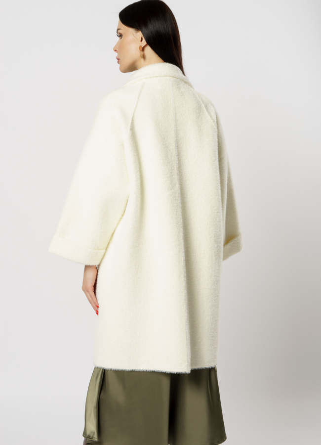 Белый кардиган модель № 20522 в кредит