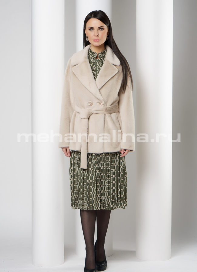 фото Пальто женское из ворсовой ткани модель № 038