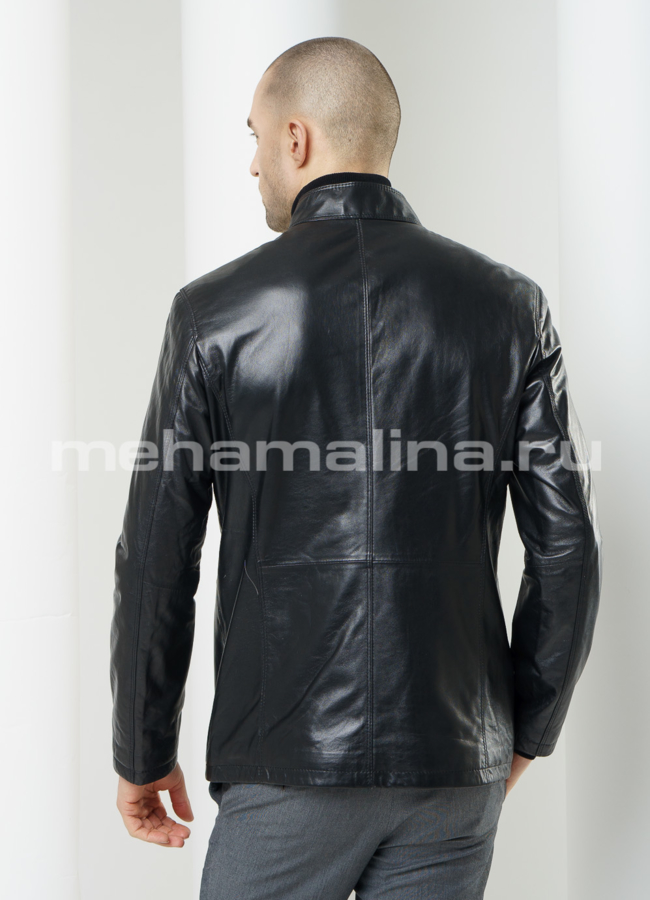 Кожаная куртка модель № KP-114 в кредит