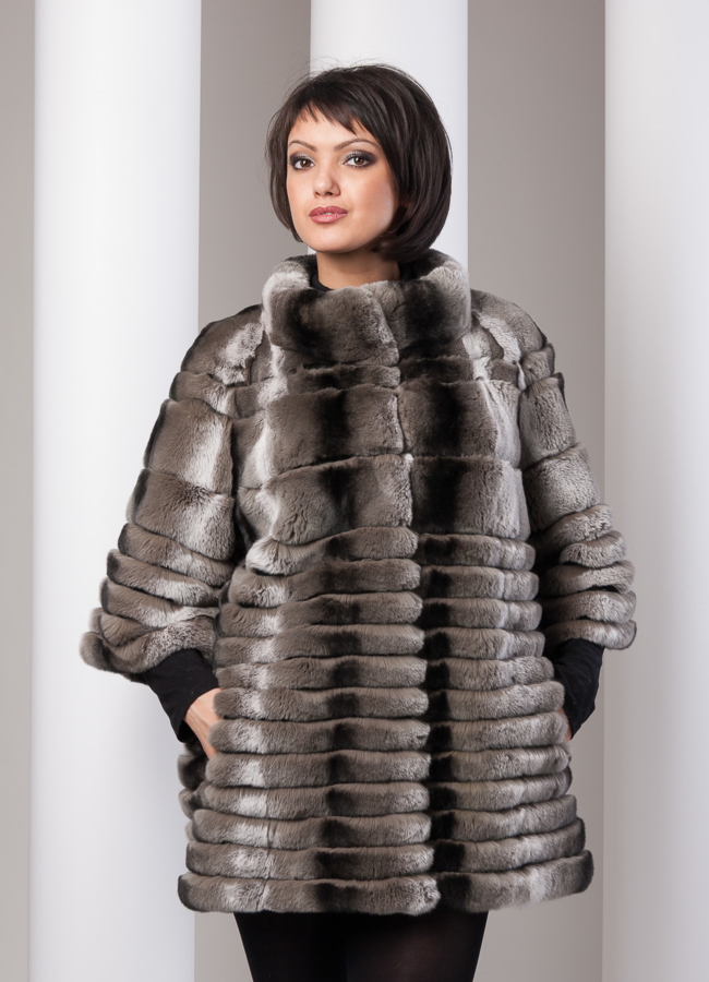 Меховое пальто Rex модель № S-46 меха малина