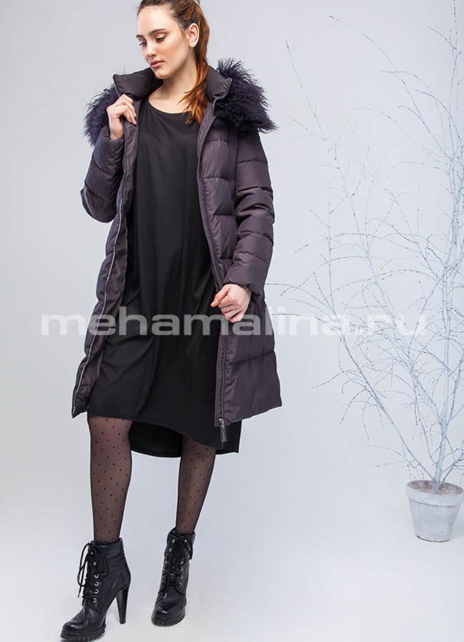 Пуховик с капюшоном модель № П-190 в рассрочку