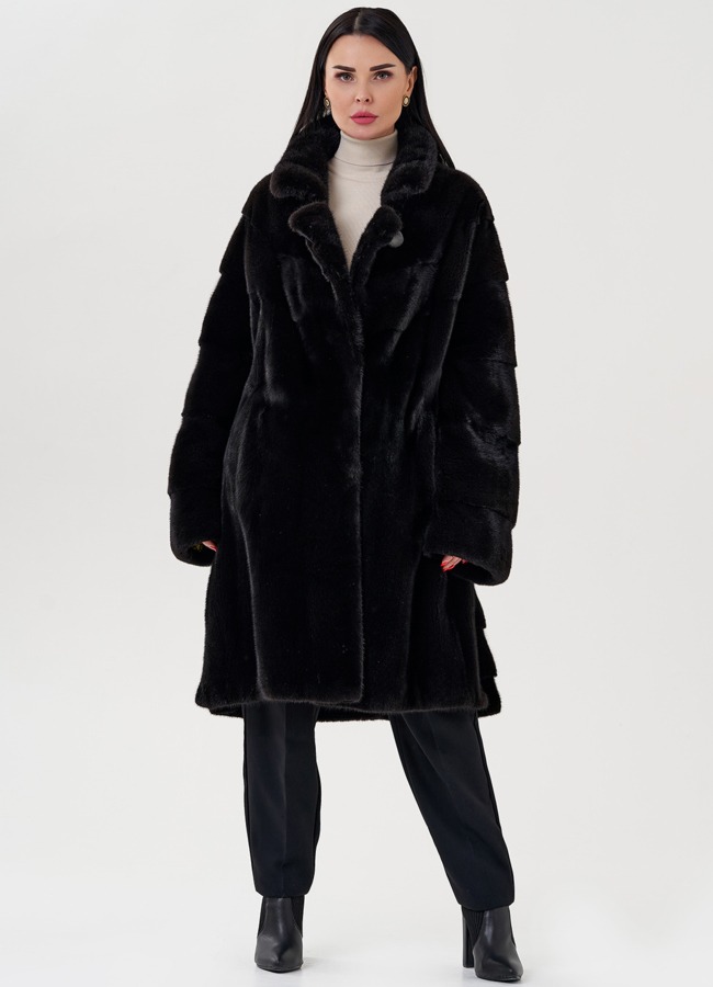 Шуба из греческой норки модель № S-646 универмаг малина