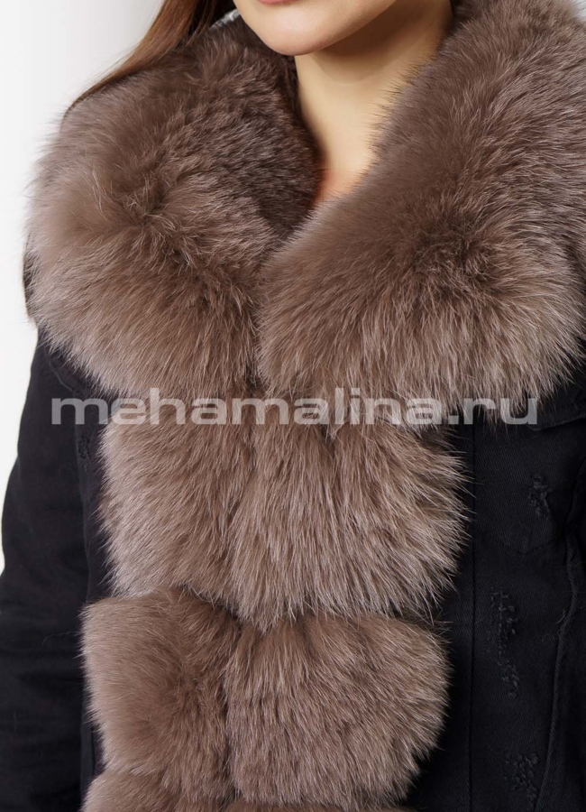 Парка джинсовая модель № П-298 универмаг малина