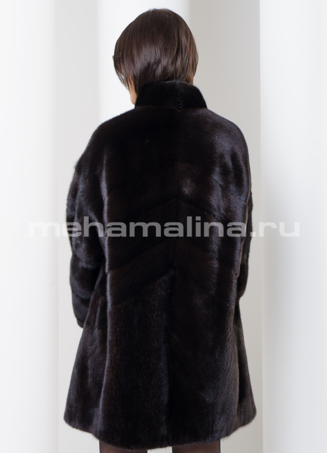 фото Шуба из скандинавской норки модель № S-454