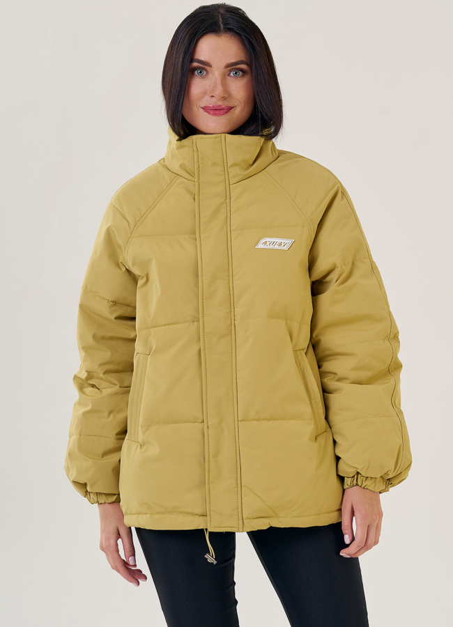 Женская куртка со стойкой модель № 23133 универмаг малина