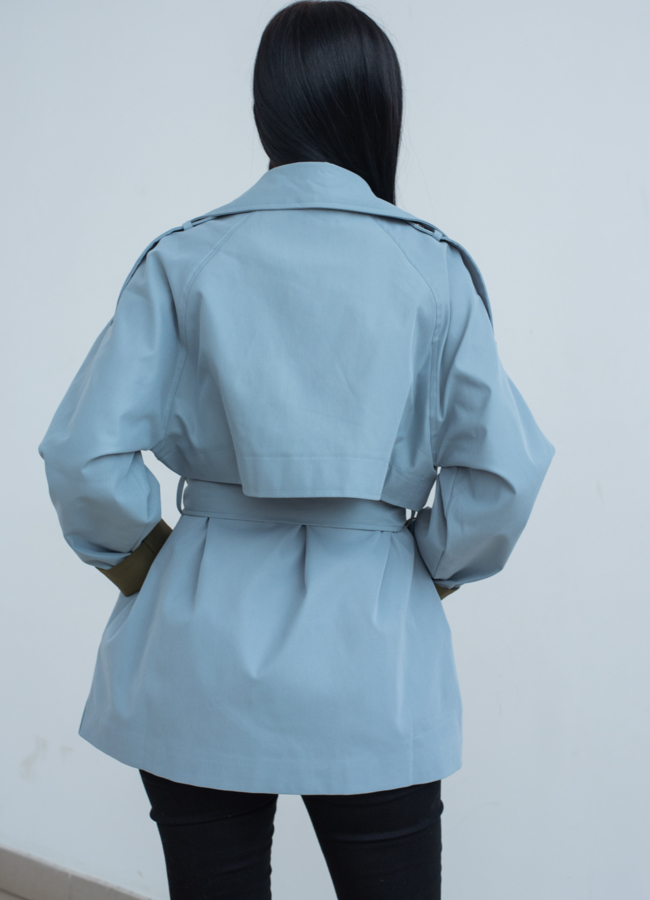 Тренч женский с поясом  модель № 22852 универмаг малина