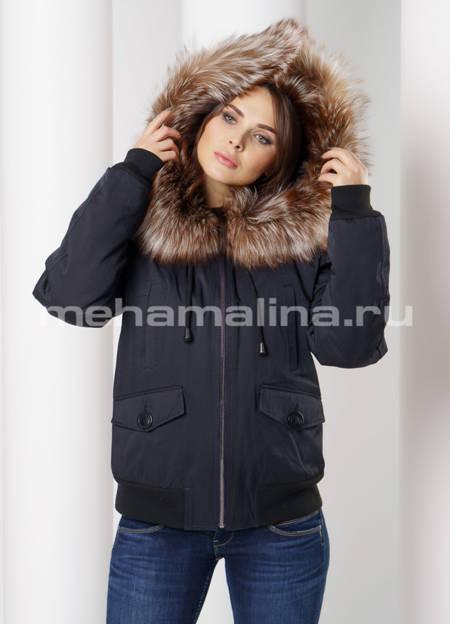 Женская парка модель № П-295 универмаг малина