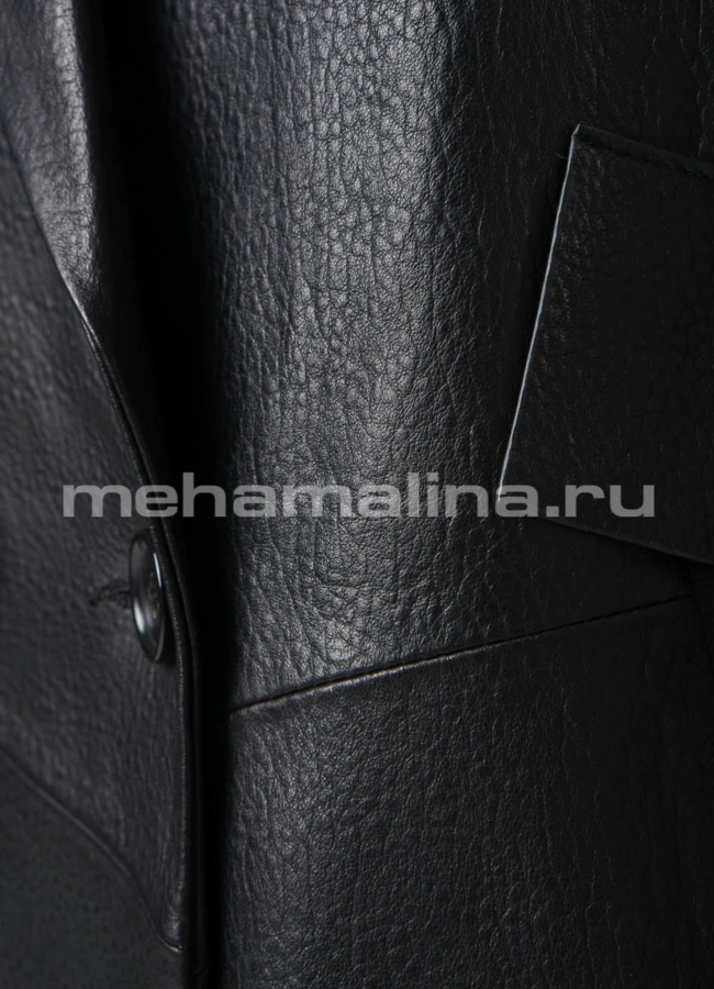 Плащ кожаный модель № K-433 универмаг малина