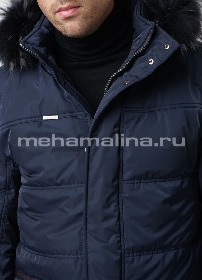 Куртка синего цвета модель № KM-33 универмаг малина
