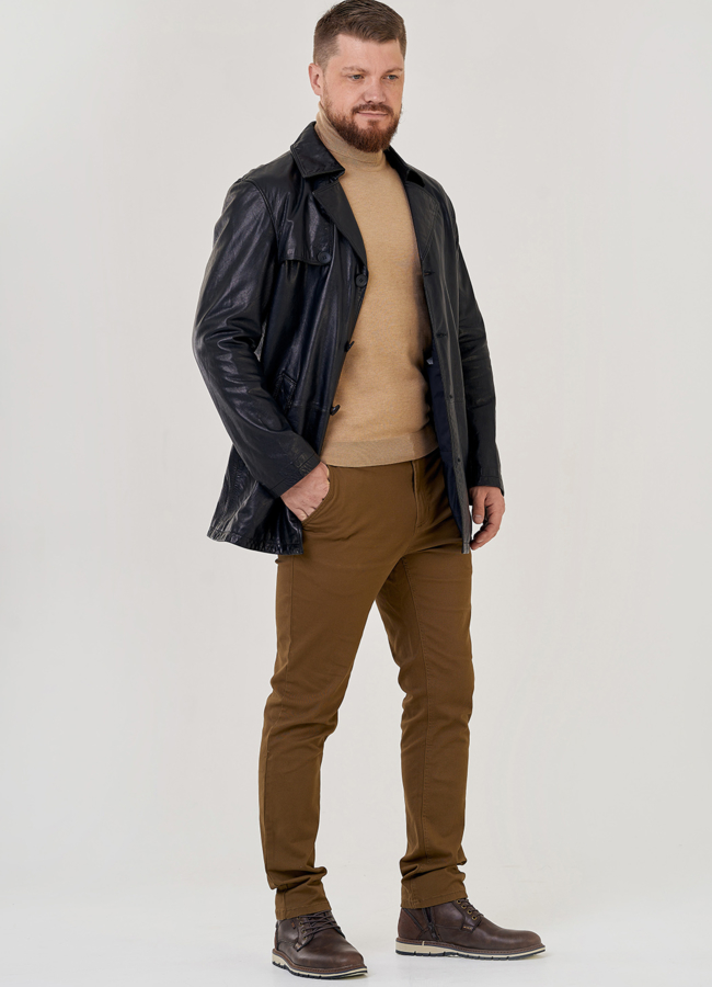 Мужская кожаная куртка  модель № 23141, 24381 универмаг малина Мужская кожаная куртка  модель № 23141, 24381 универмаг малина