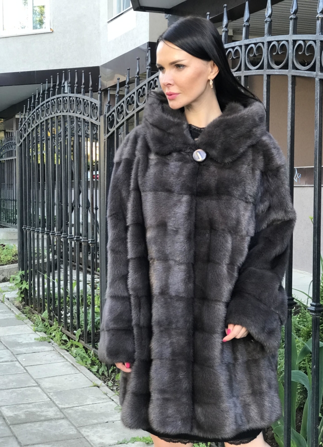 Норковая шуба модель № 1045M в кредит