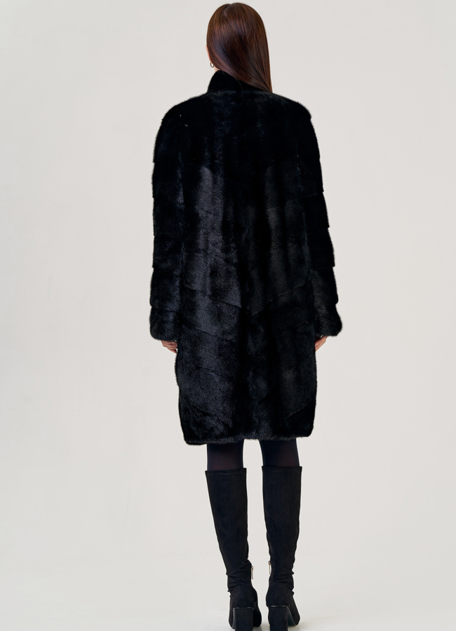 Шуба баллон со стойкой модель № 23117 в кредит