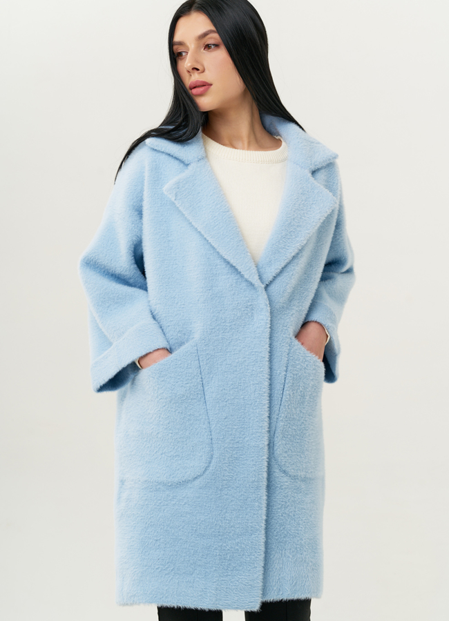 Женский кардиган голубого цвета модель № 1829 универмаг малина