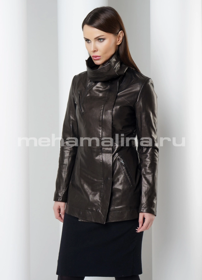 Удлиненная куртка модель № K-414 универмаг малина